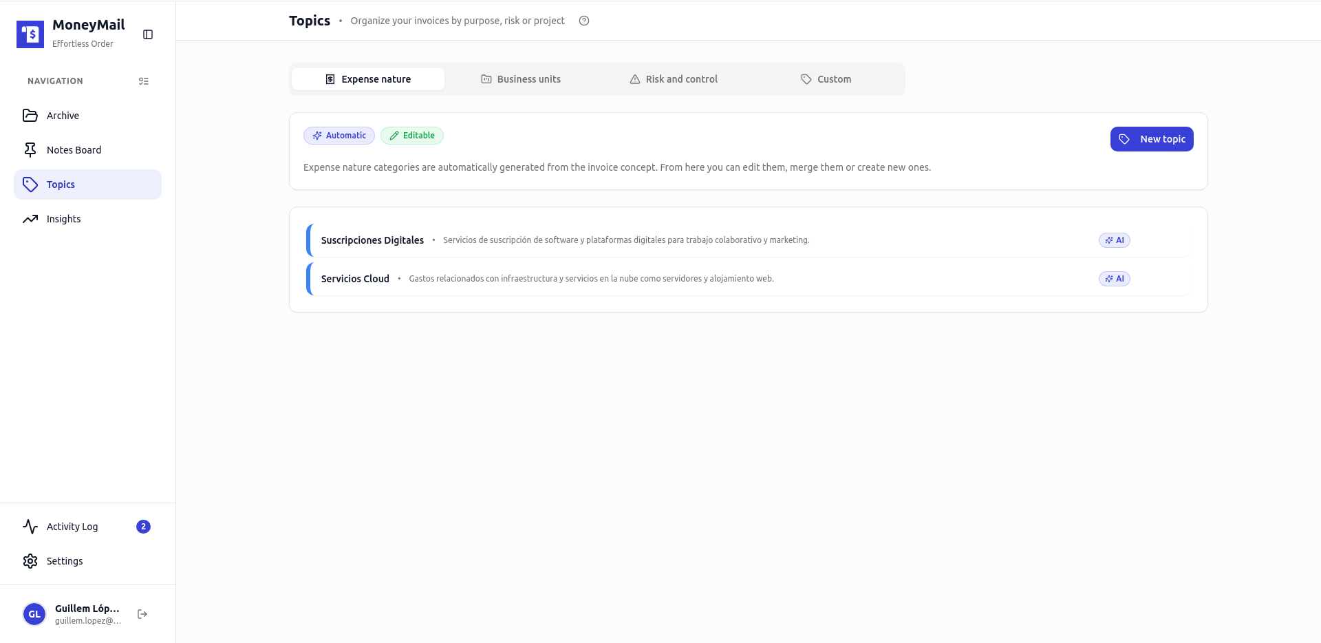 MoneyMail - Screenshot 5 showing product features and functionality