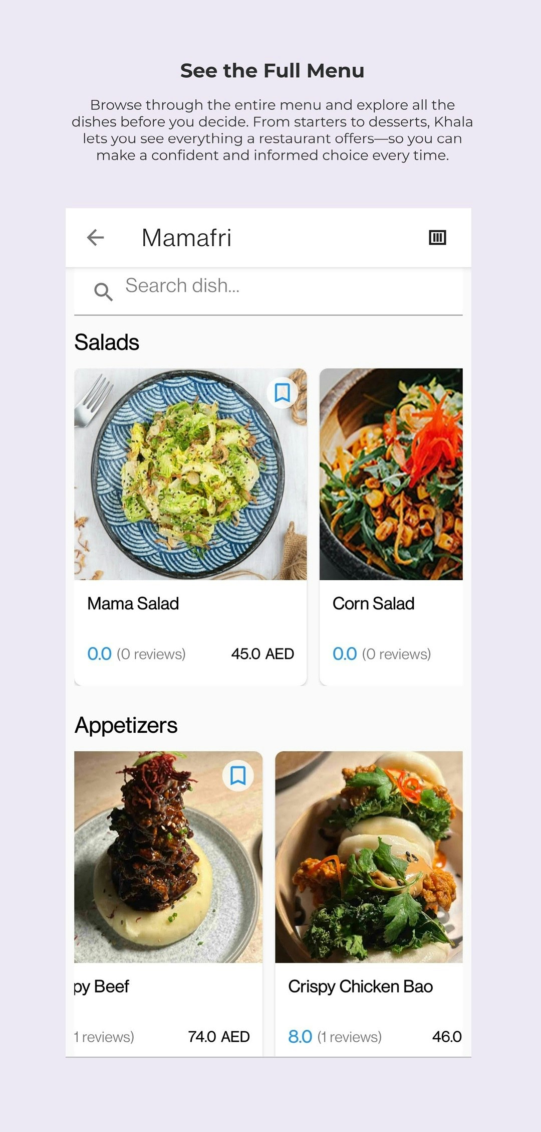 Média Résider - Avis du restaurant jusqu'au niveau du plat individuel 4