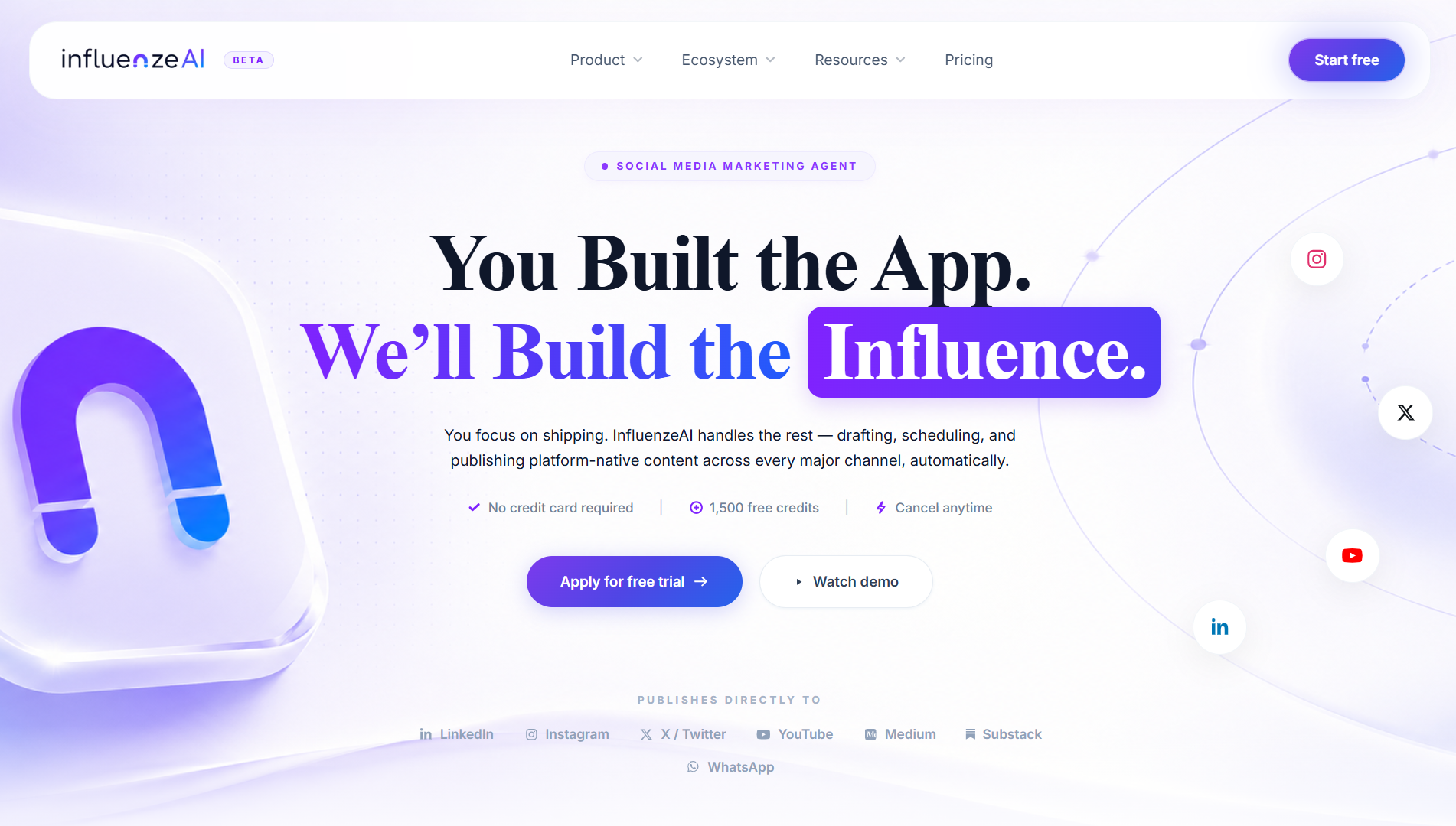 InfluenzeAI gallery image