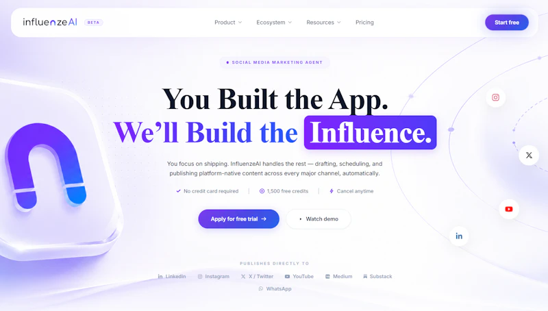 InfluenzeAI screenshot 1
