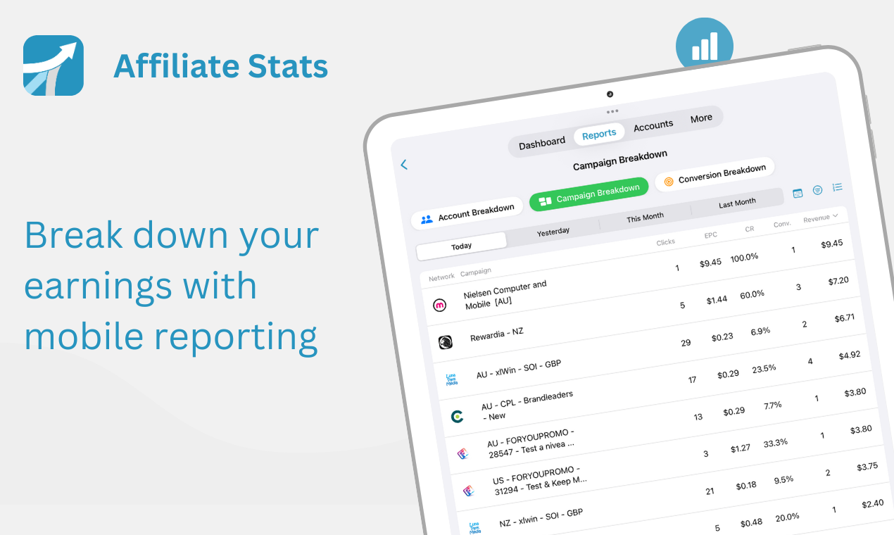 Affiliate Stats gallery image