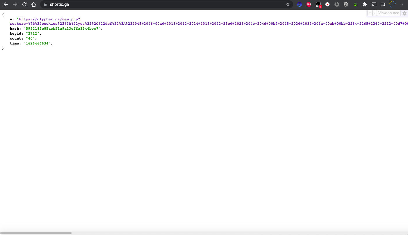 Simple and free URL shortener with API gallery image
