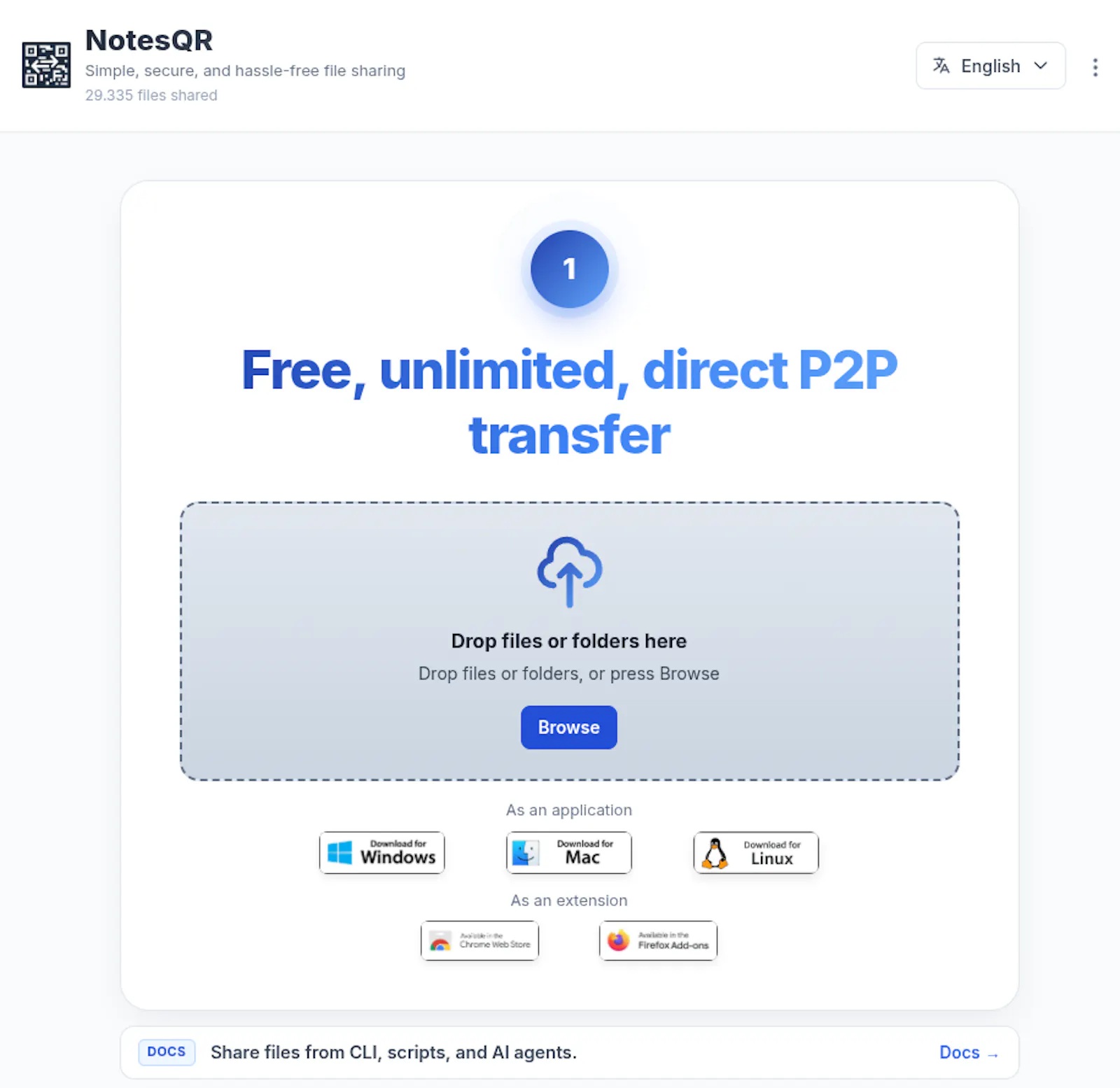 NotesQR - P2P file sharing screenshot 4