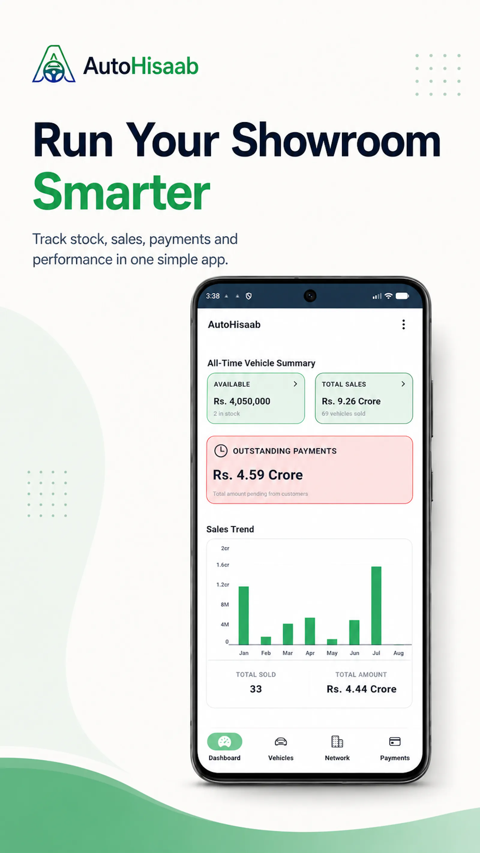 AutoHisaab: Showroom Manager screenshot 1