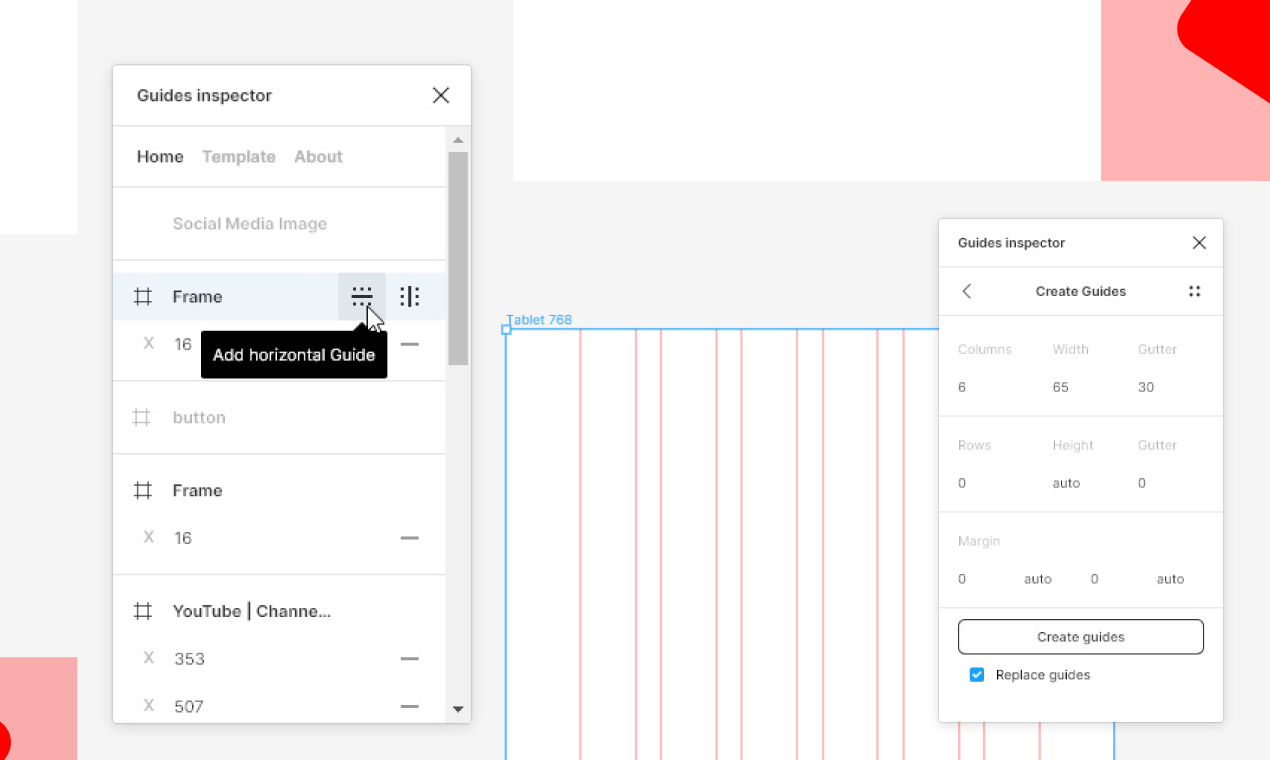 Guides inspector | Figma Plugin gallery image