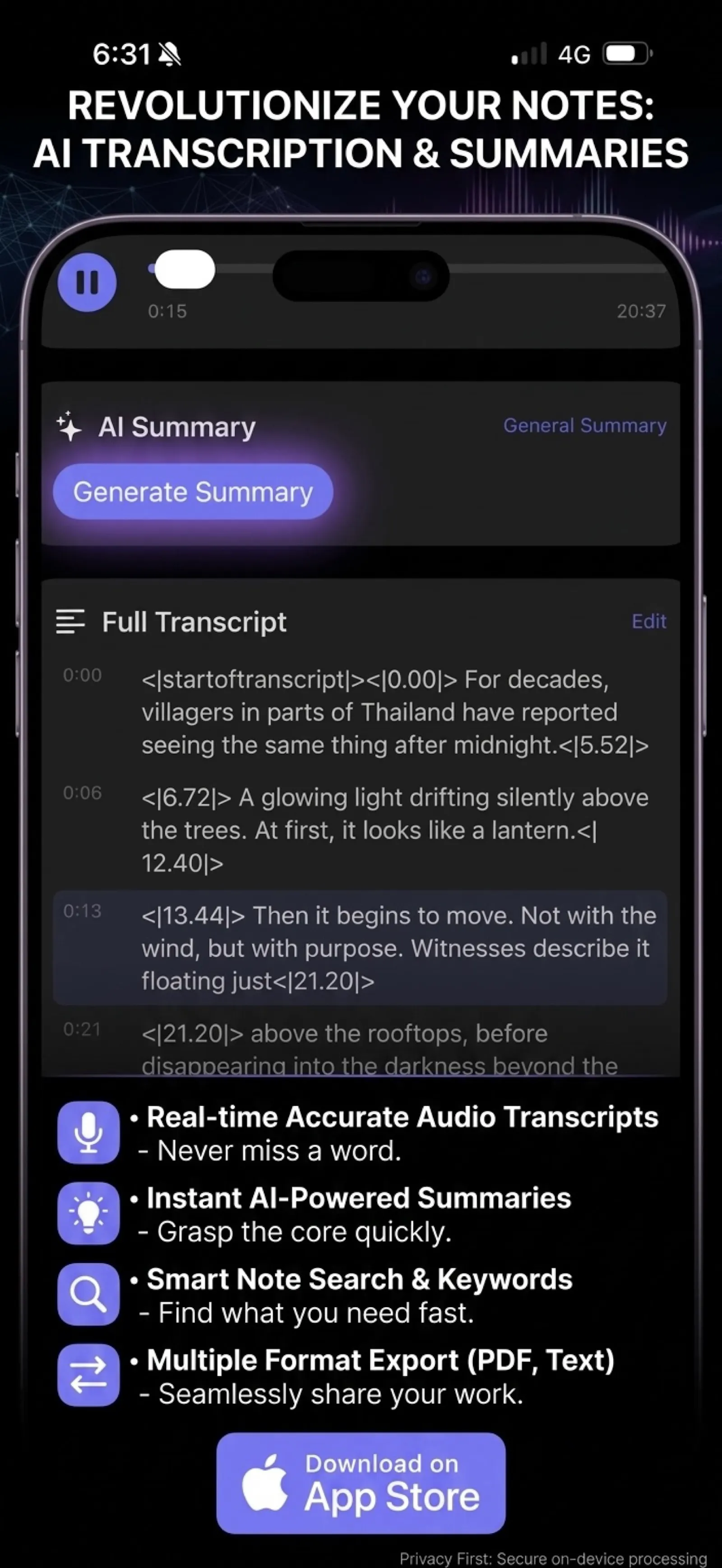 OffgridScribe screenshot 5
