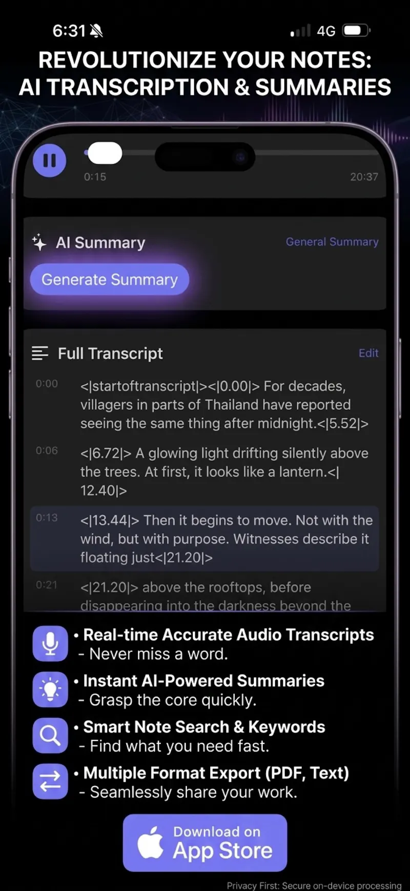 OffgridScribe screenshot 5