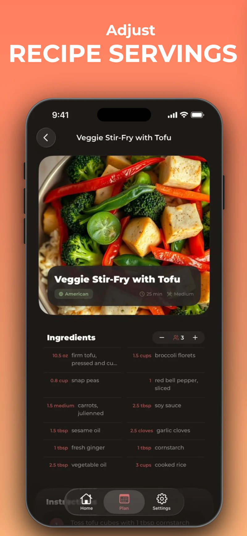 noBrainer: meal ideas and grocery list screenshot 6