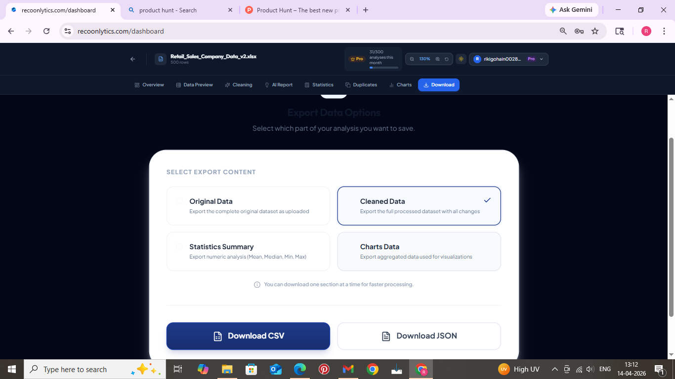 Recoonlytics gallery image