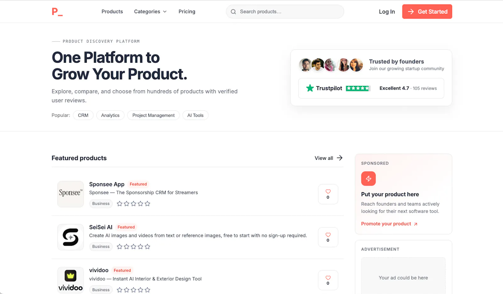 ProductInspire screenshot 1