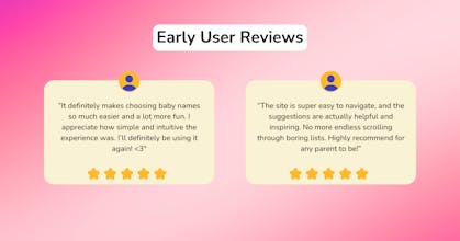 NameHatch™ – Baby Name Swipe App gallery image