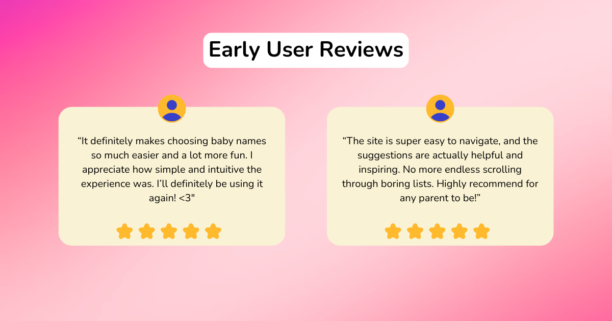 NameHatch™ – Baby Name Swipe App - Screenshot 4 showing product features and functionality
