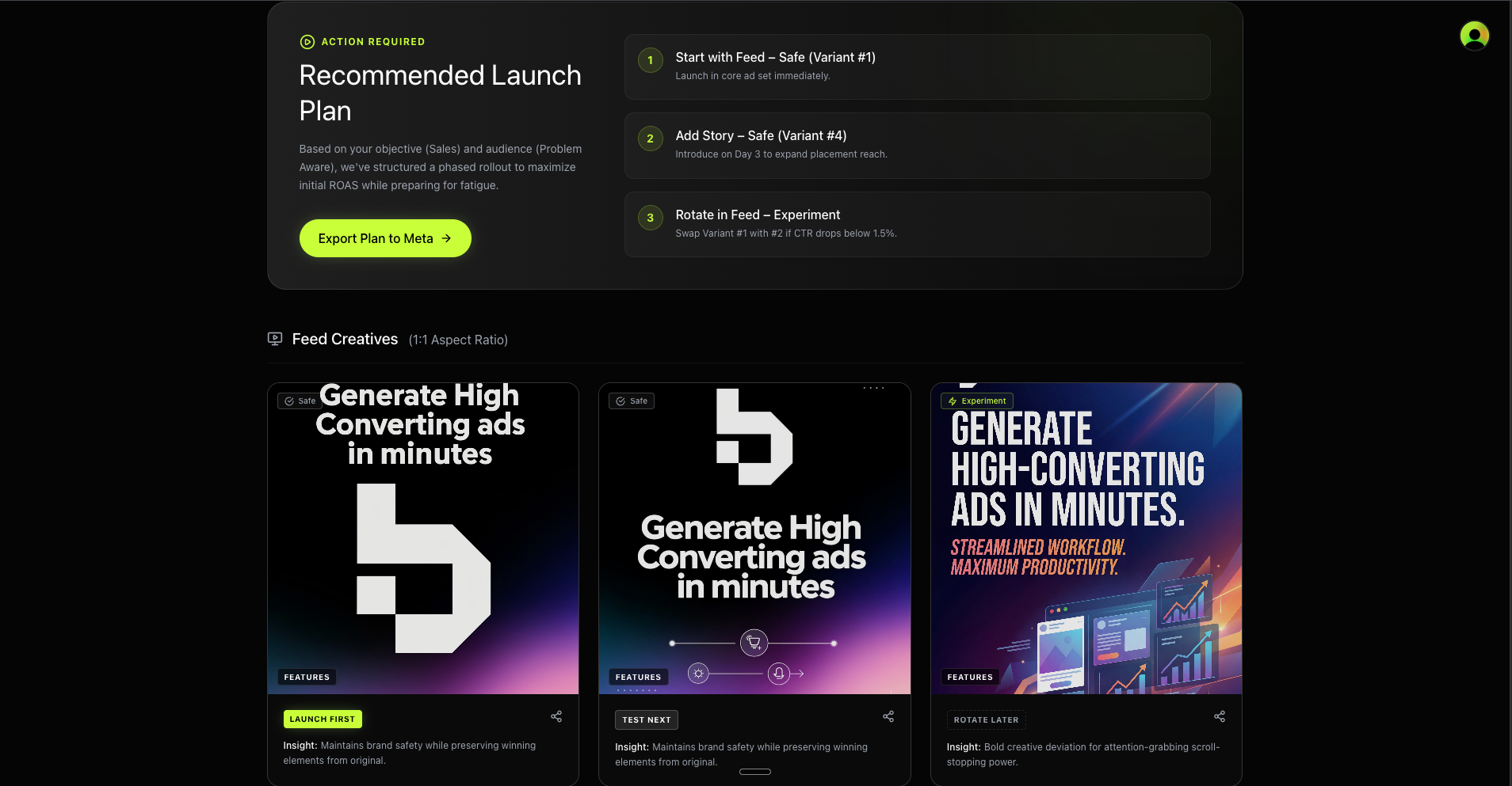 AdGenLab - Screenshot 4 showing product features and functionality