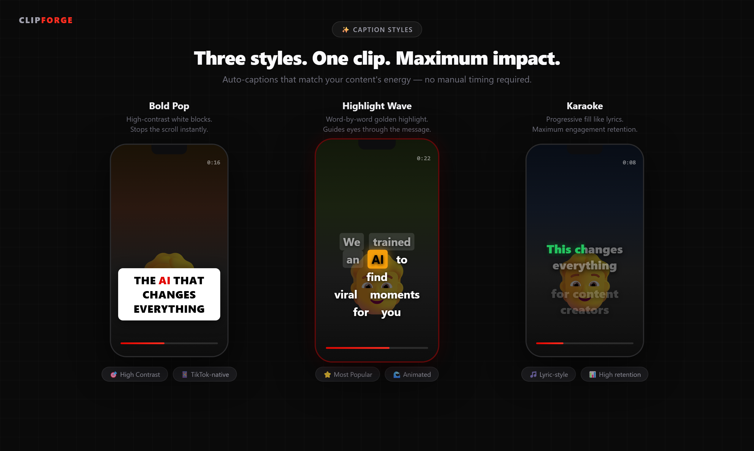 ClipForge AI gallery image