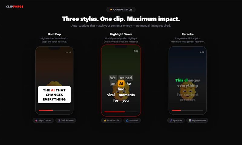 ClipForge AI screenshot 3