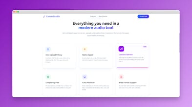 Convert Audio gallery image