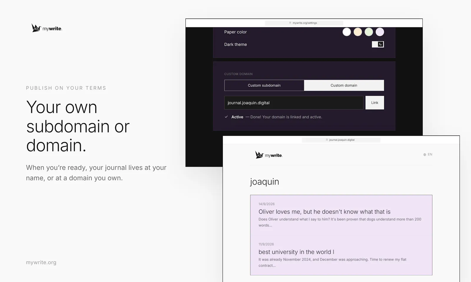 MyWrite screenshot 7