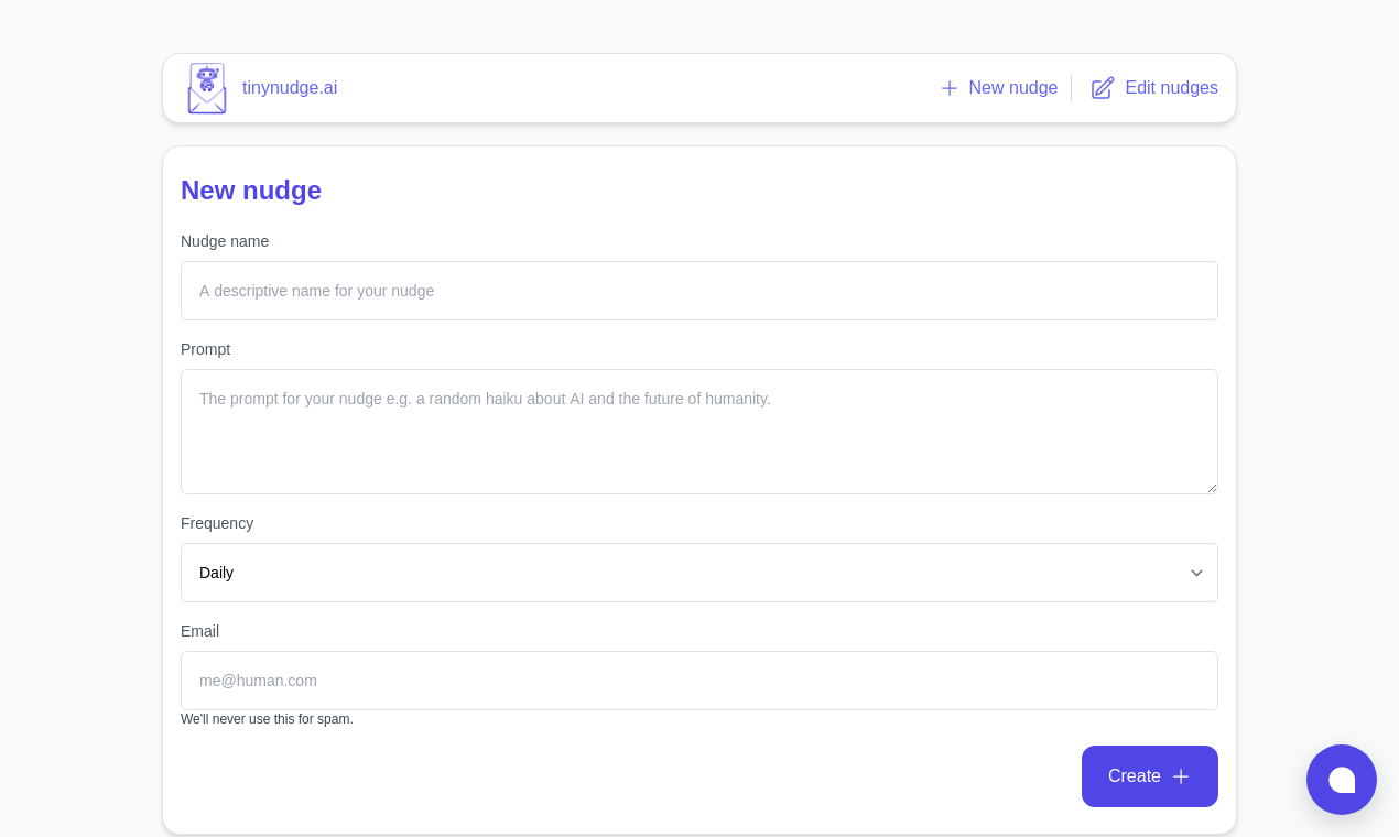 tinynudge.ai - Gelen kutunuza günlük olarak teslim edilen kişiselleştirilmiş chatgpt dürtüleri medya 2