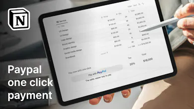 Notion Invoice Template for Free gallery image