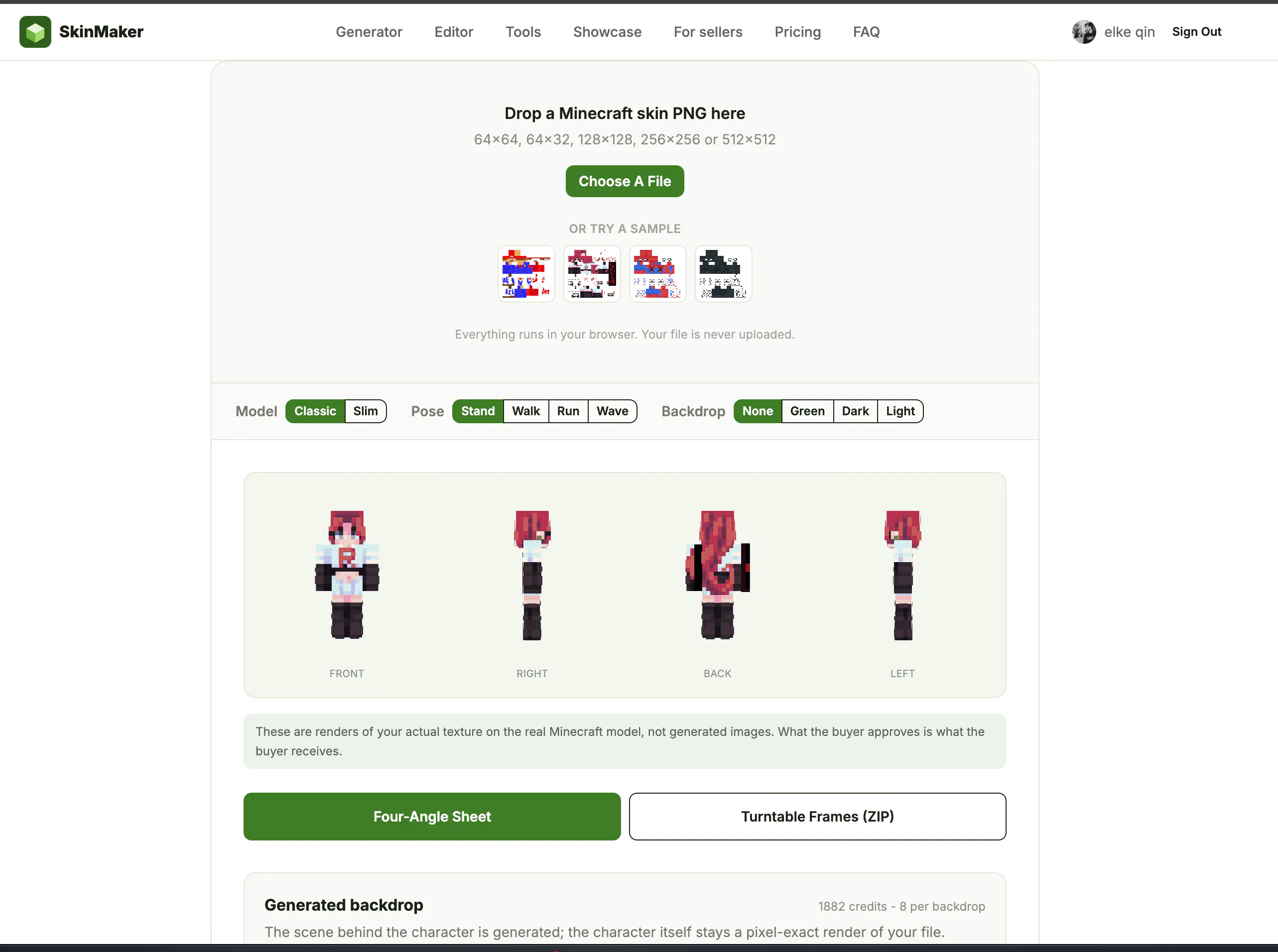 Minecraft Skin Maker & .mcpack Converter gallery image