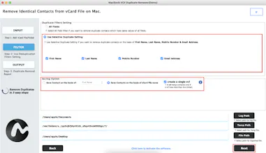 MacSonik vCard Duplicate Remover gallery image