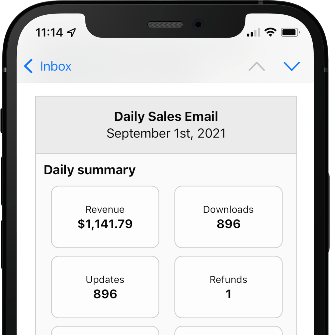 Daily Sales Email media 1