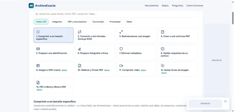 ArchivoExacto screenshot 2