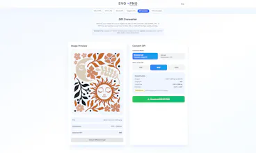 SVG to PNG and DPI Converter gallery image