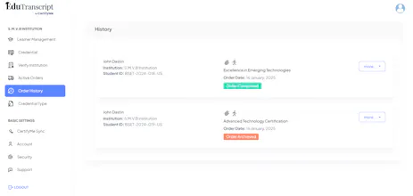 EduTranscript by CertifyMe gallery image