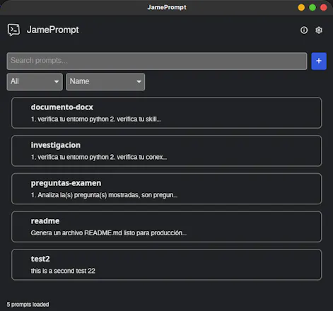JamePrompt gallery image