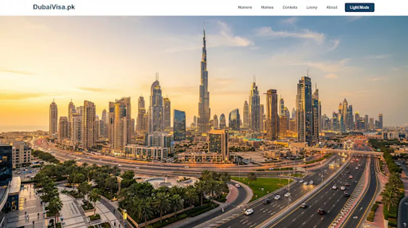 DubaiVisa.pk screenshot 1