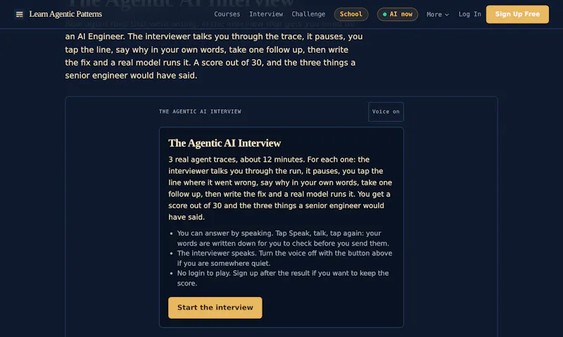 Learn Agentic Patterns 2.0 screenshot 4