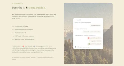 Sierra - AI tutor speaker gallery image