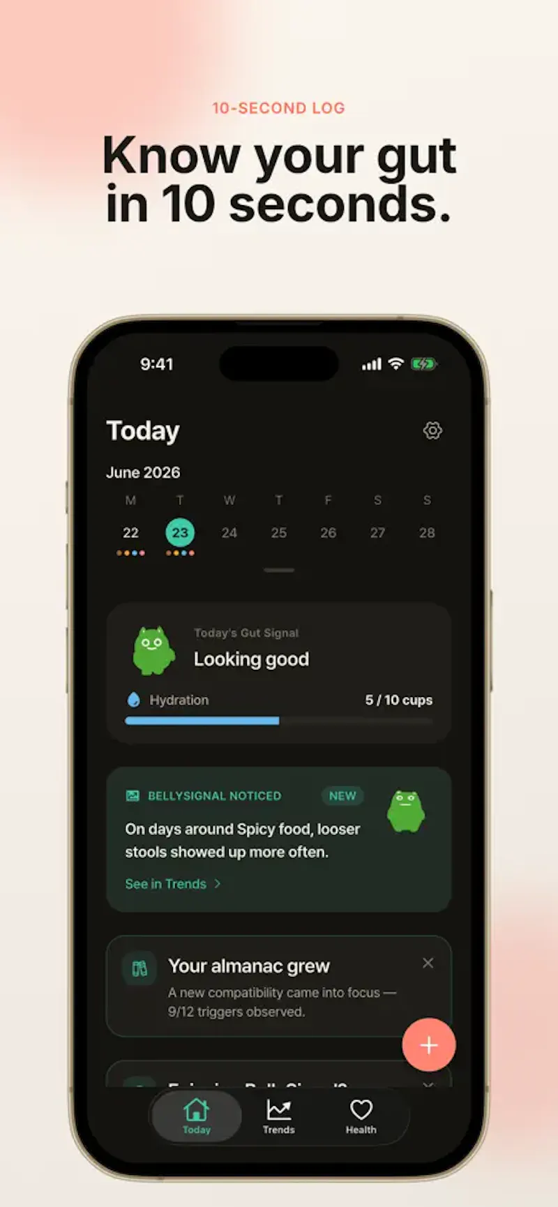 BellySignal screenshot 2