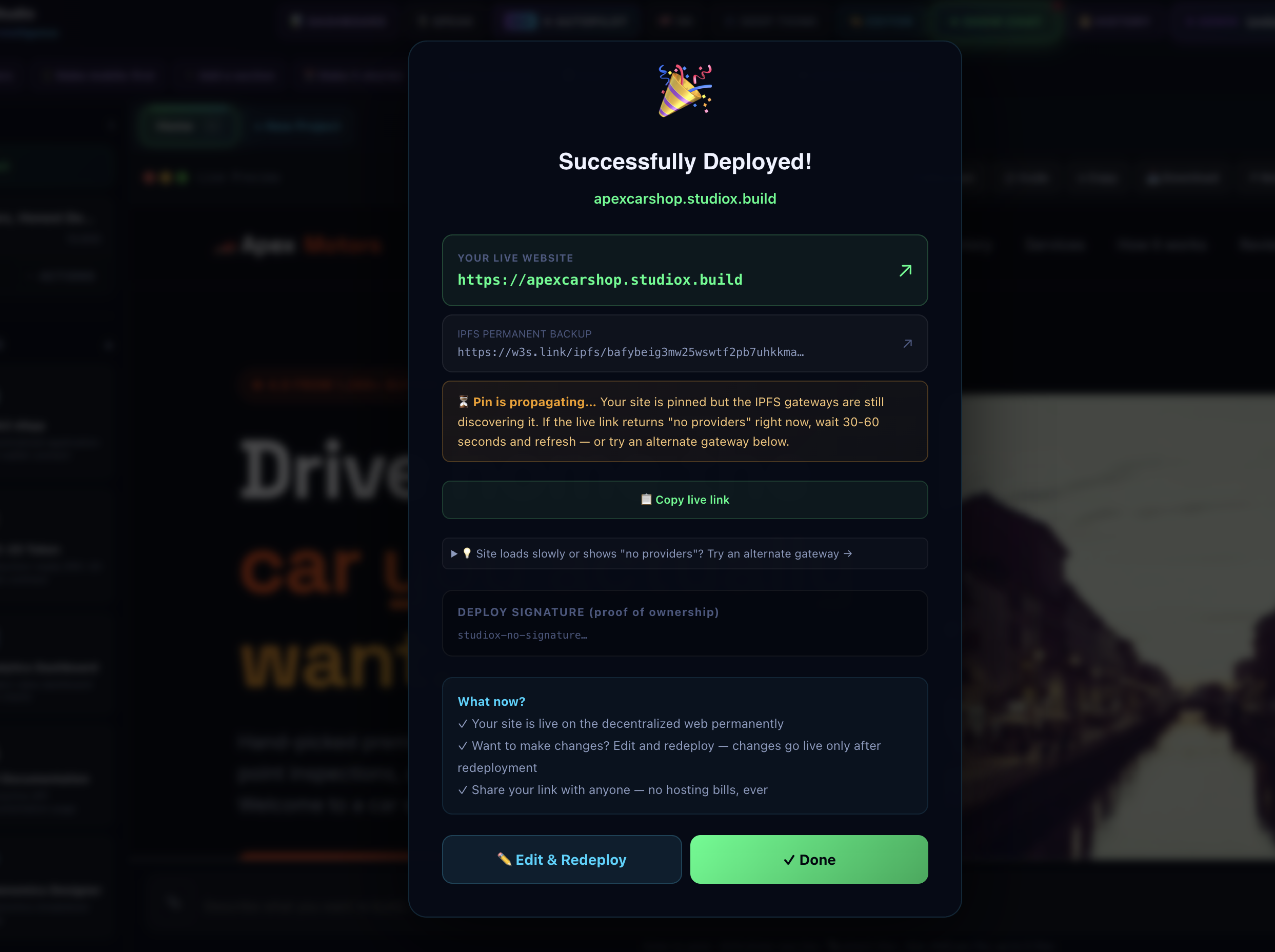 StudioXBuilder gallery image