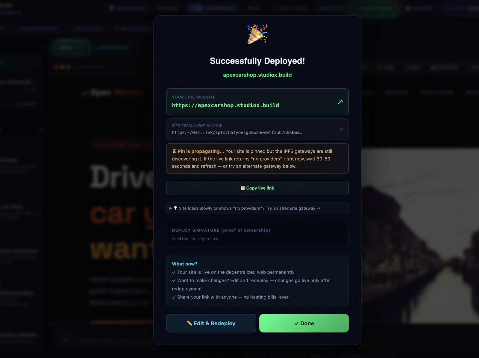 StudioXBuilder screenshot 13