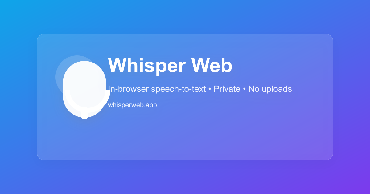 Whisper Web thumbnail