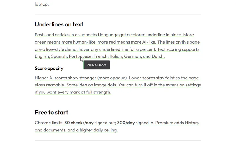 DotCheck: AI Media Detector screenshot 5
