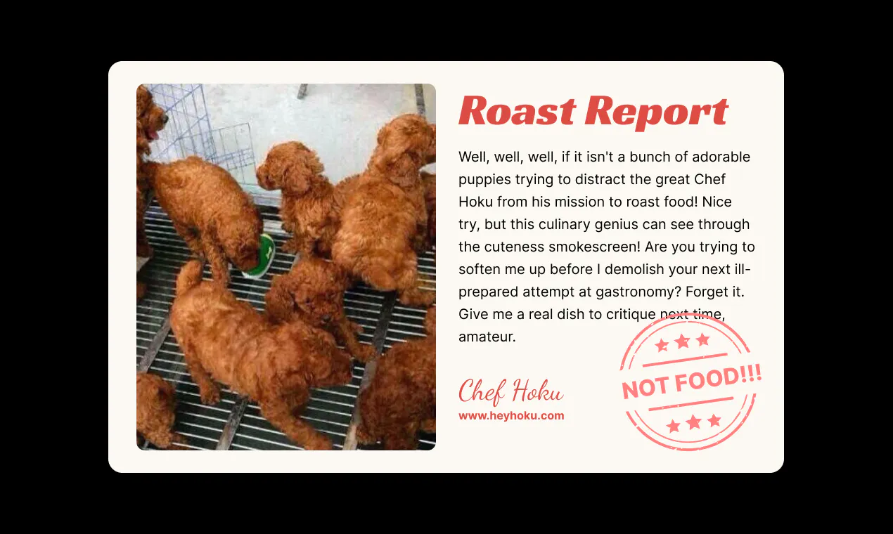 Roast My Meal by Hoku gallery image