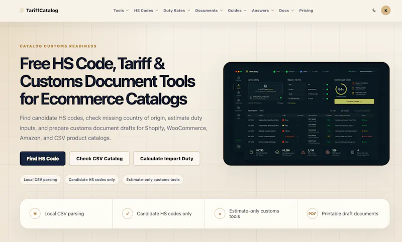 TariffCatalog screenshot 3