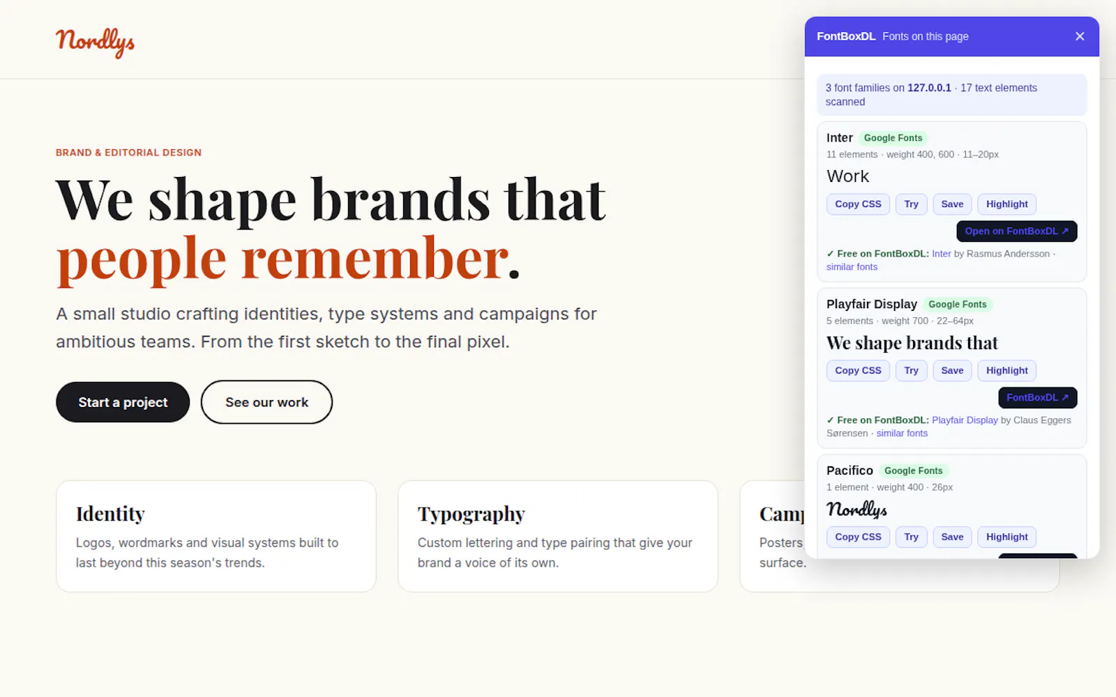 FontBoxDL Font Finder screenshot 4