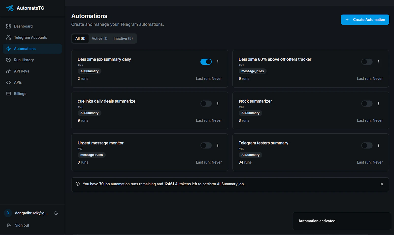 AutomateTG screenshot 5