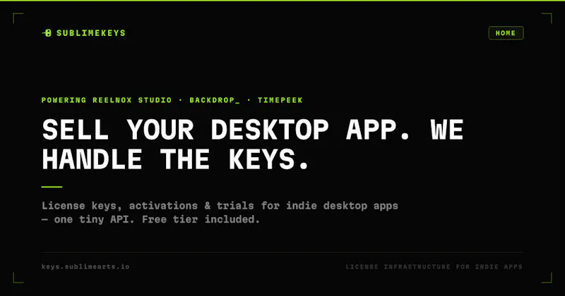 SublimeKeys screenshot 1