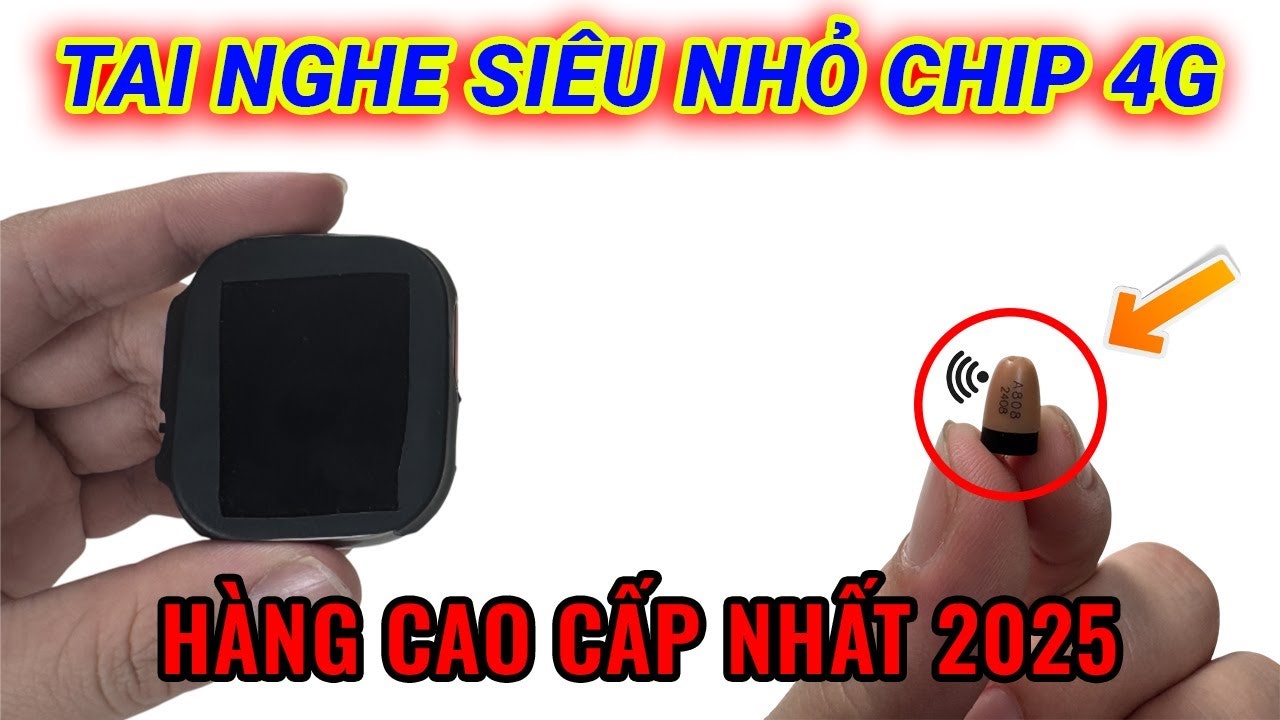 Tai nghe siêu nhỏ chip 4G gallery image