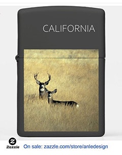 California mule deer - Zippo Lighter