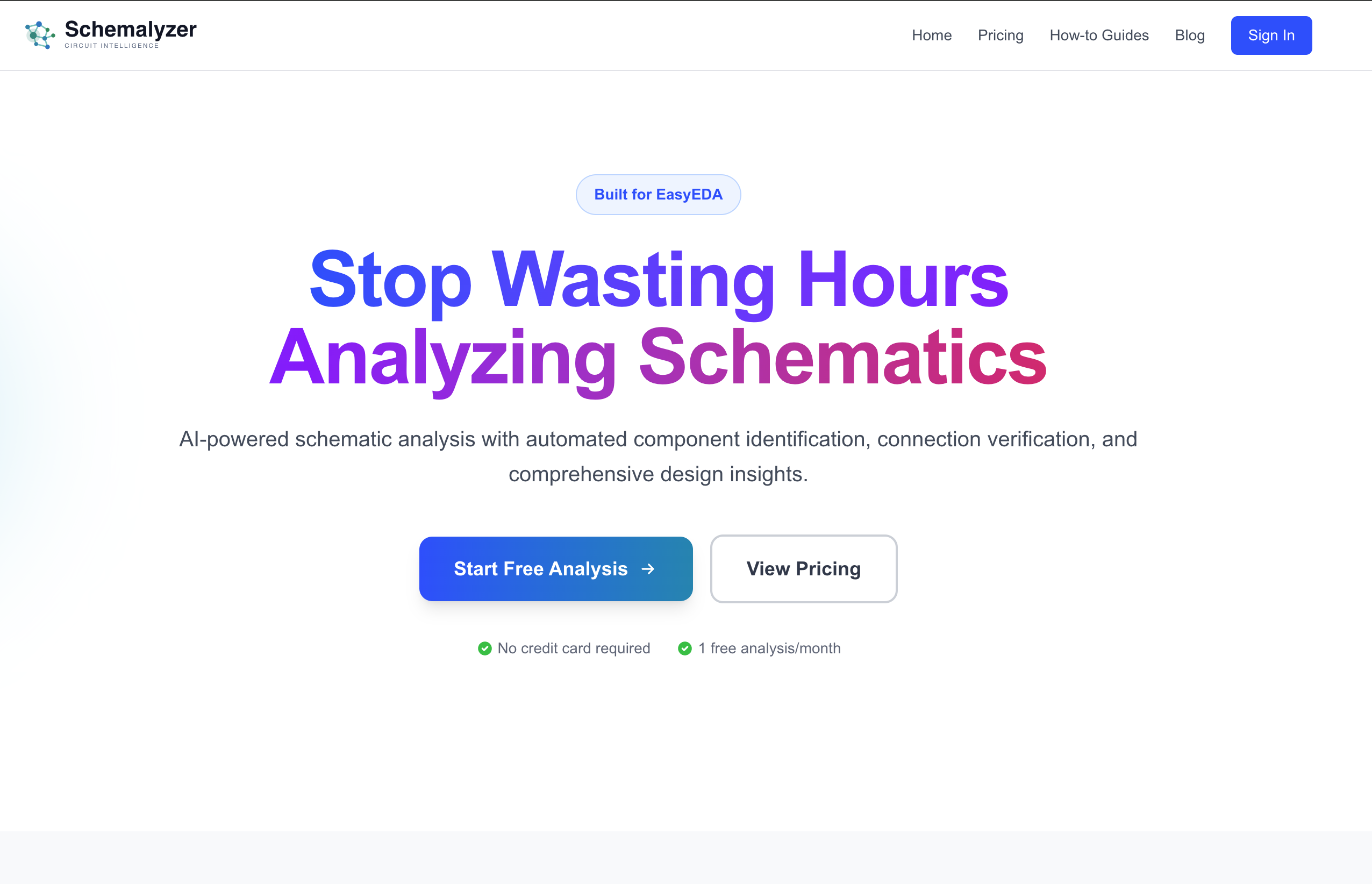 Schemalyzer - Main product screenshot demonstrating key features and user interface