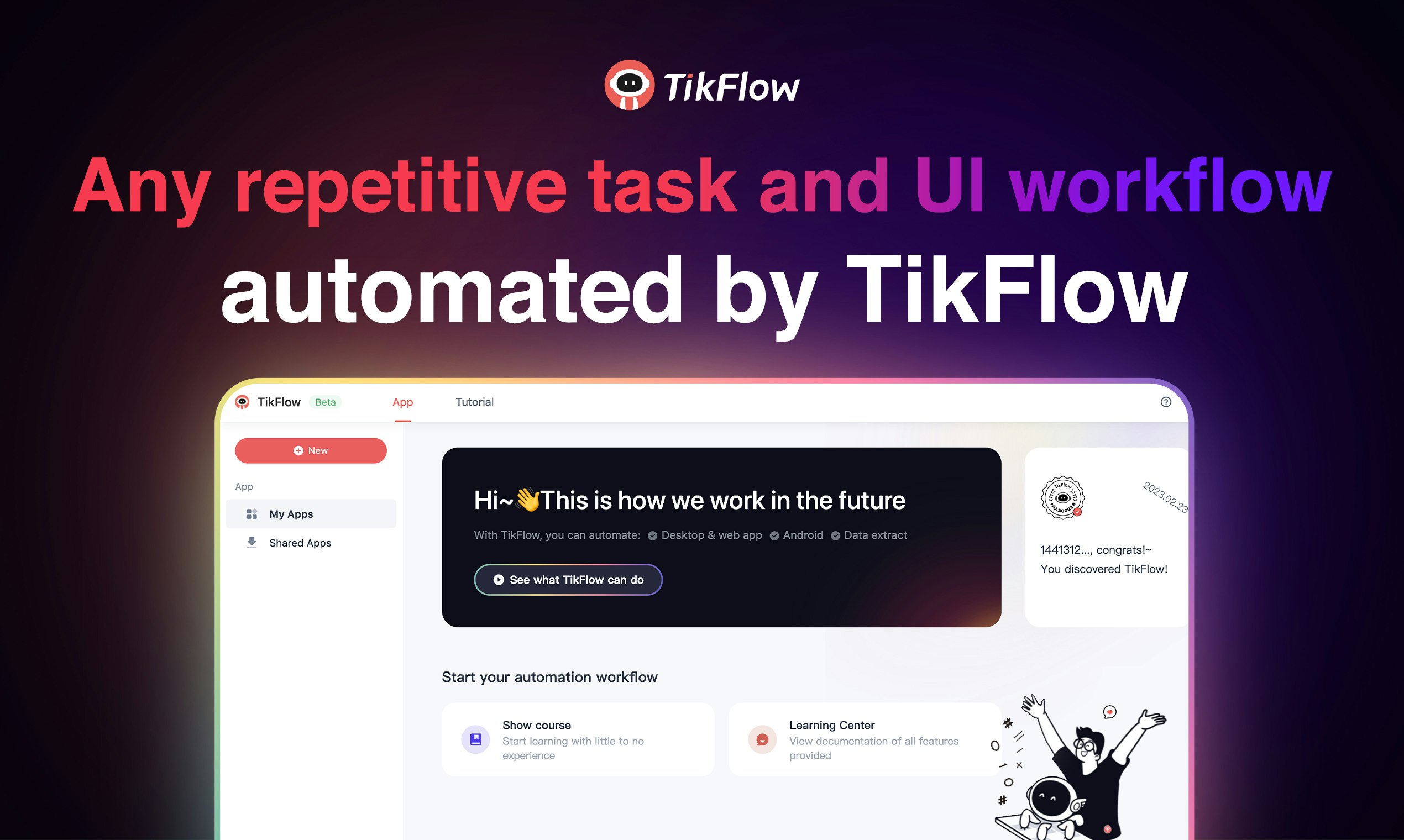 وسائط Tikflow جنوب إفريقيا - أتمتة لوحة المفاتيح والماوس بدون رمز على WINS & MAC 3