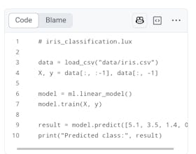 LuxLang — ML Coding Made Simple gallery image
