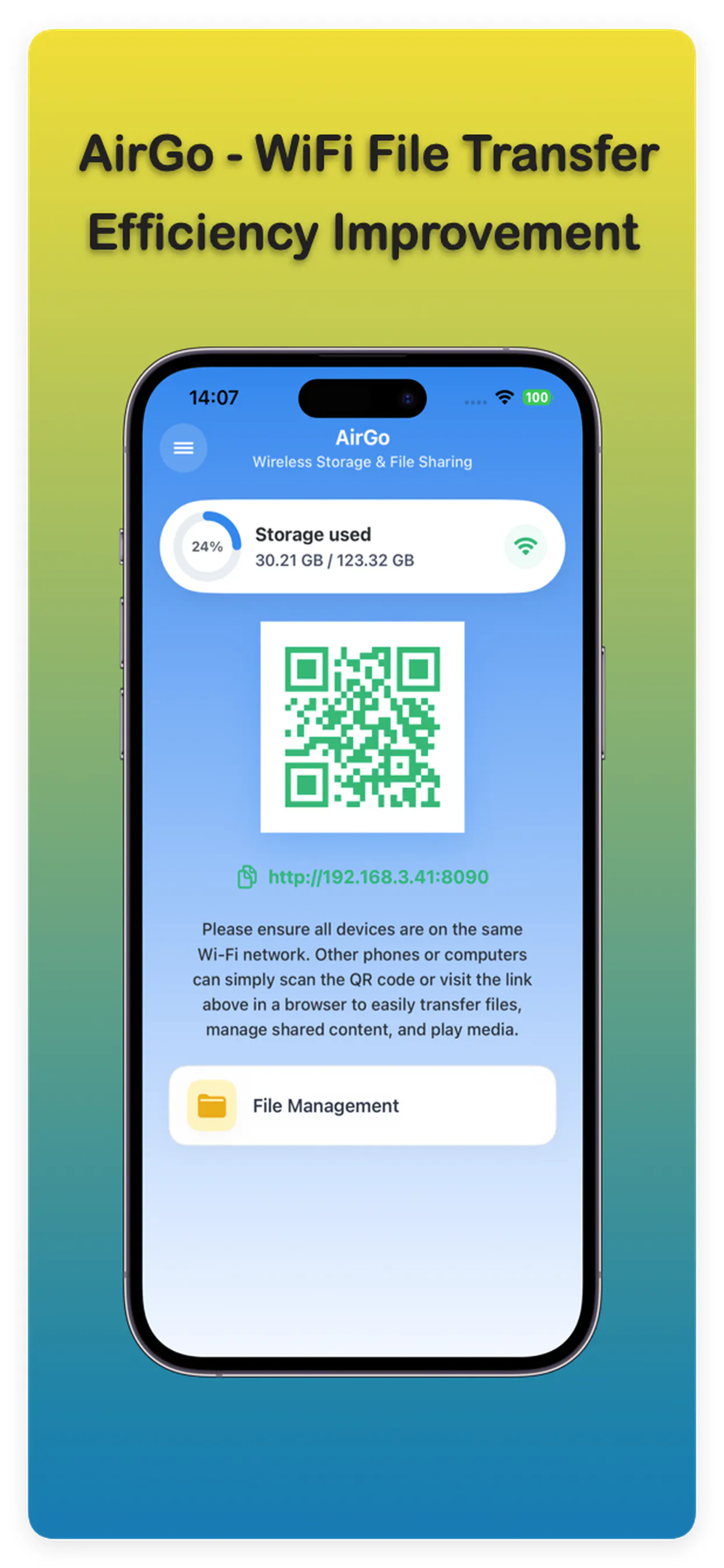 AirGo - WiFi File Transfer logo