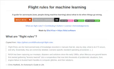 Machine Learning Flight Rules gallery image